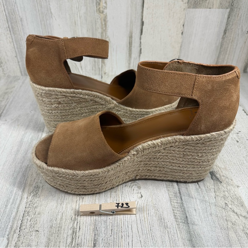 Marc Fisher Brown Platform Wedges - Picture 11 of 11